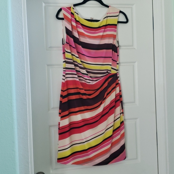 Sleeveless Stripe Jersey Dress - Picture 3 of 11